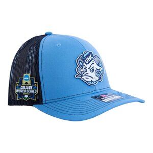 North Carolina Tar Heels 2024 Men's College World Series 3D Snapback Trucker Hat